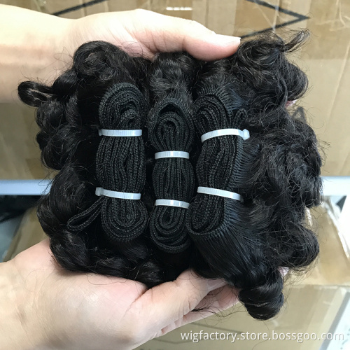 Accept Paypal cuticle aligned peruvian hair weave, new style 6inch 100 femi human hair, flower curl hair pieces for black women